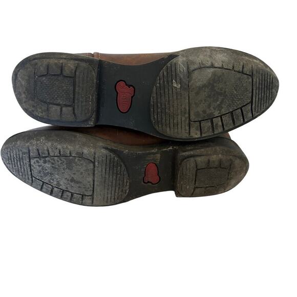 Justin Conductor Workboot Brown Leather Pull On  Rugged WesternCore 10.5 D  4760 main image 5